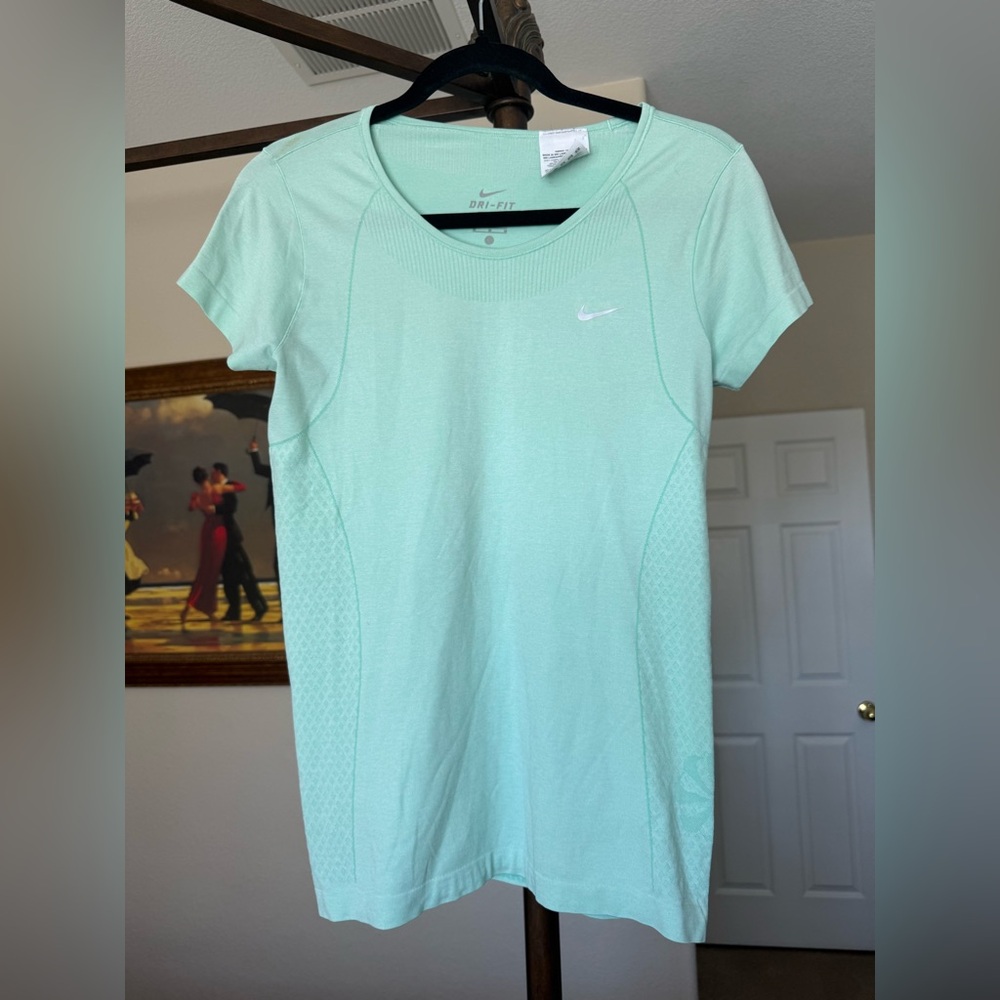 Nike DRI-FIT Performance Tee in Mint Green